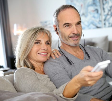 BeHear NOW assistive hearing amplifier for TV watching