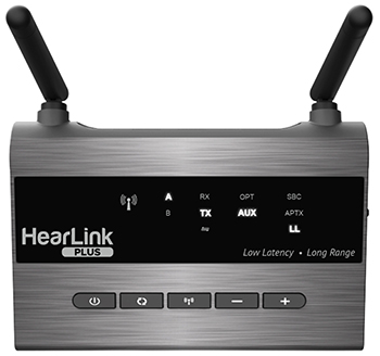 HearLink PLUS audio transmitter in analog mode