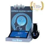 express hearing check kiosk with HTI award